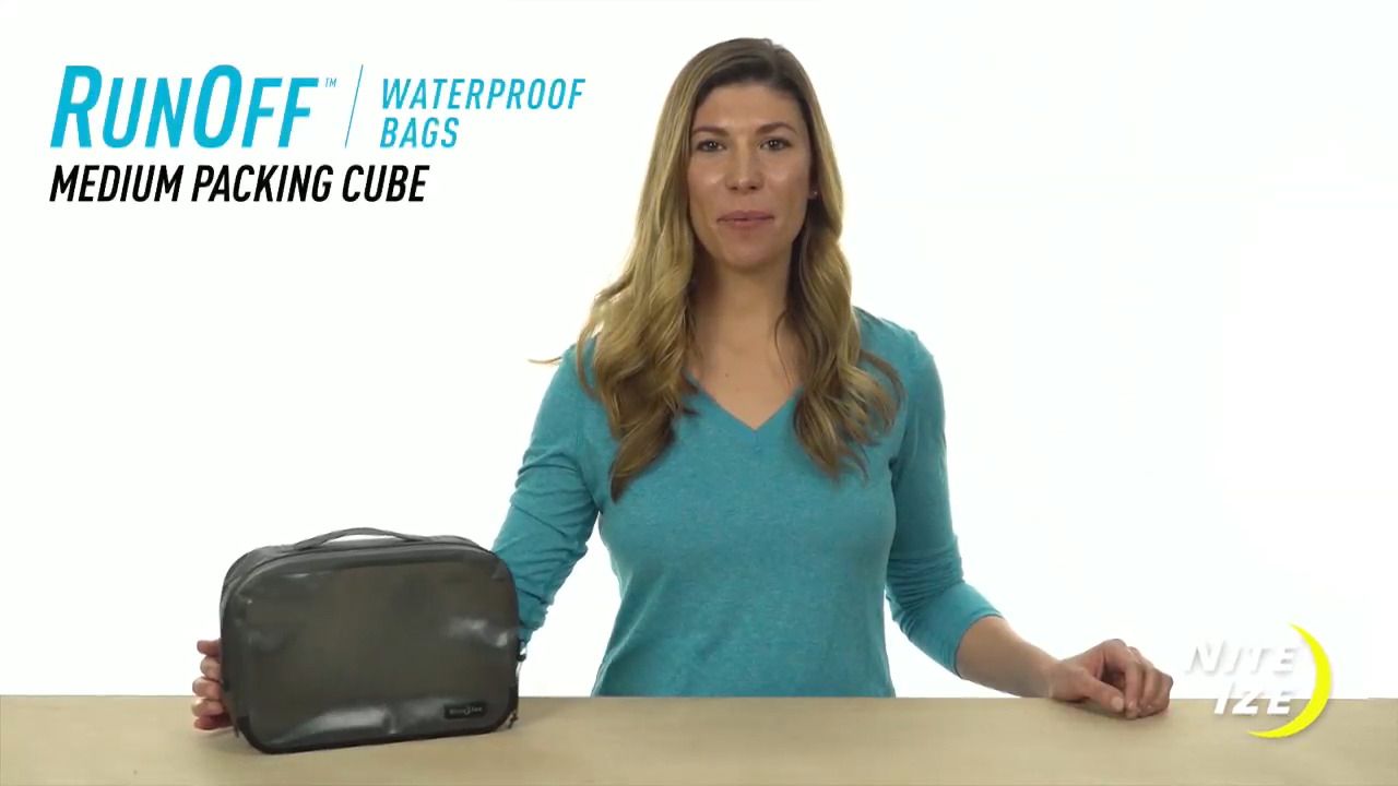 opplanet nite ize runoff waterproof medium packing cube video