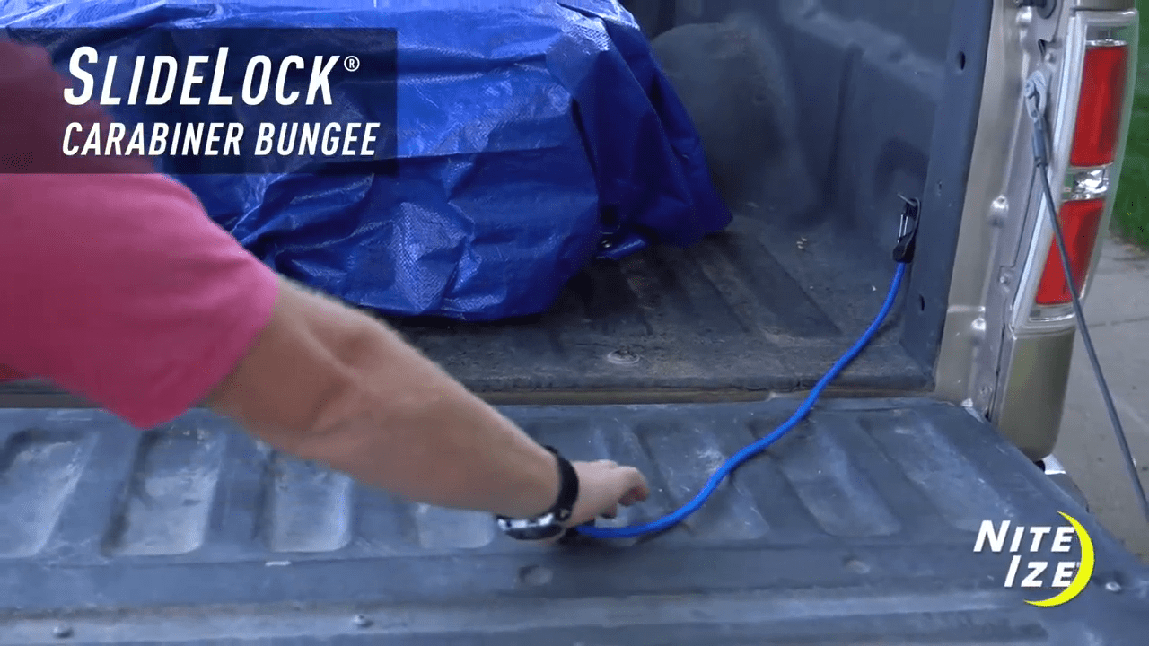 opplanet nite ize slidelock carabiner bungee video