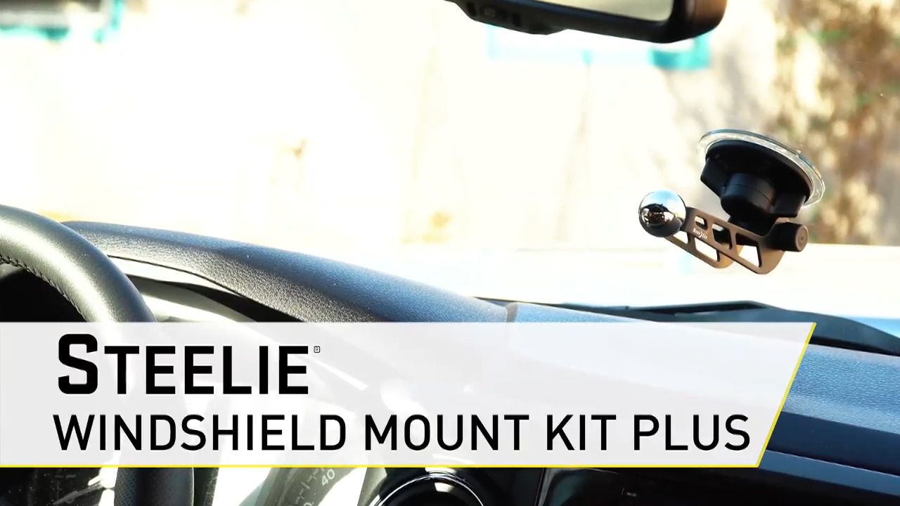 opplanet nite ize steelie windshield mount kit plus video