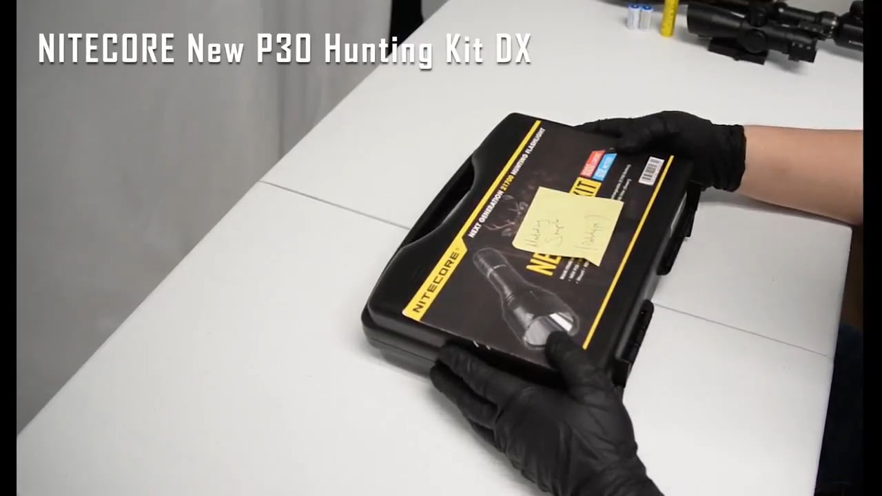 opplanet nitecore new p30 hunting kit with lumentac offset mount and ac usb adapter video