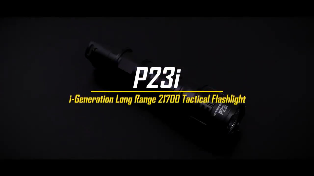 opplanet nitecore p23i 470 meters long range tactical flashlight video