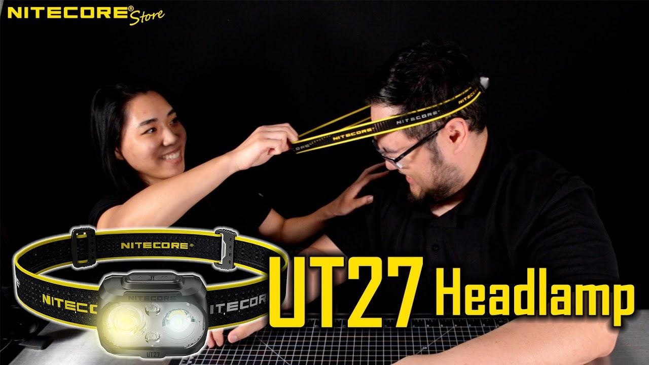 opplanet nitecore ut27 headlamp video