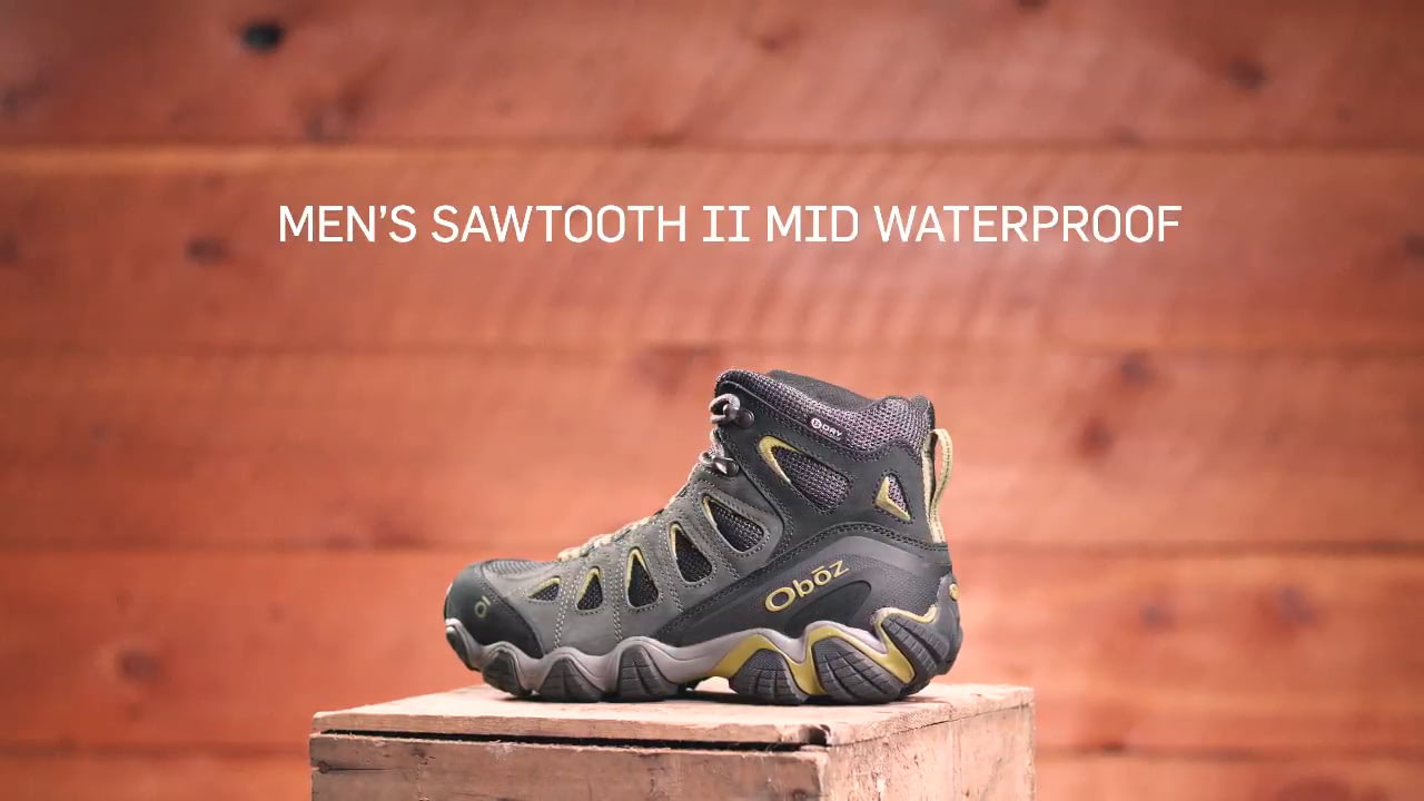 opplanet oboz sawtooth ii mid b dry mens video