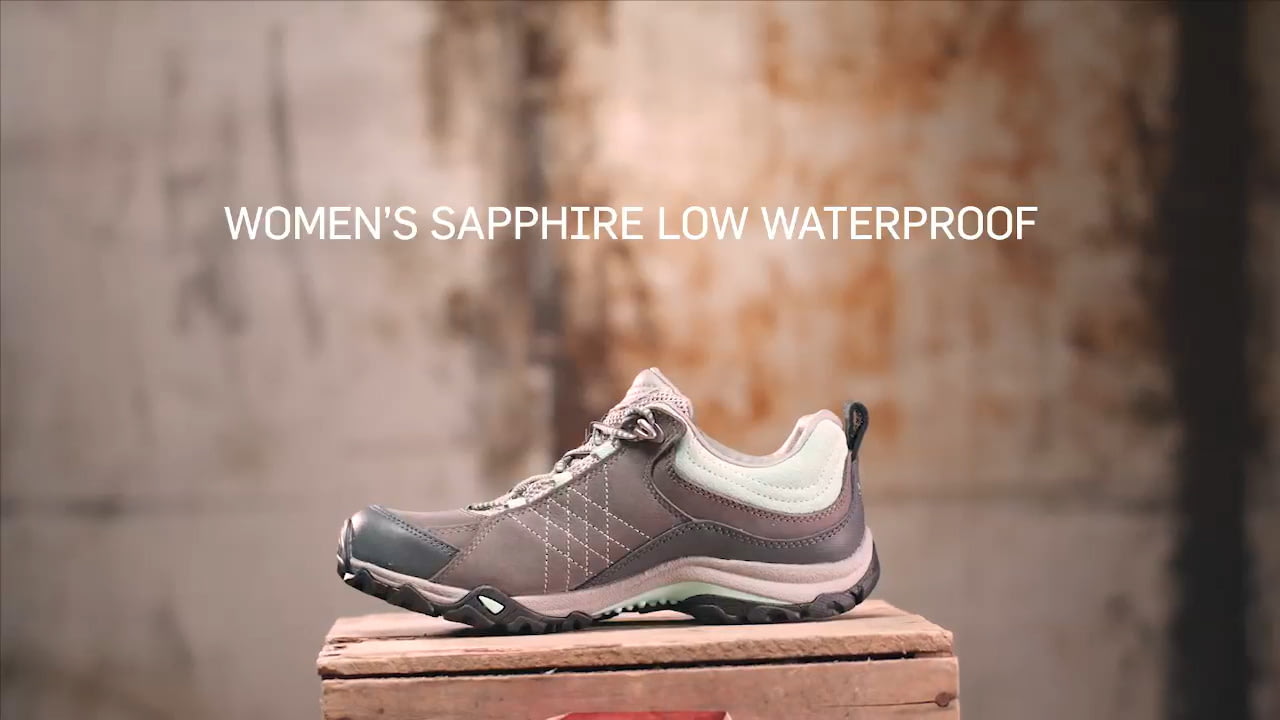 opplanet oboz womens sapphire low waterproof video