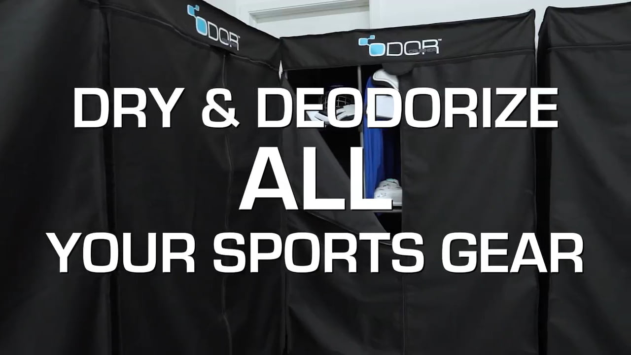 opplanet odor crusher dry clean hockey closet video