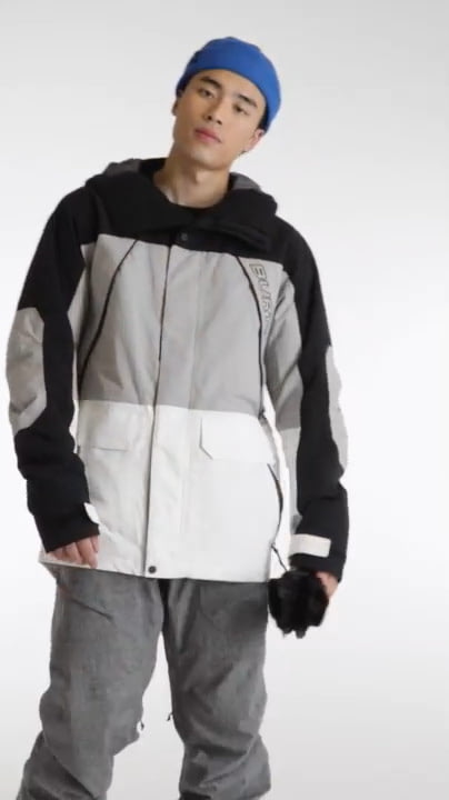 opplanet opplane burton mens breach insulated jacket true black video