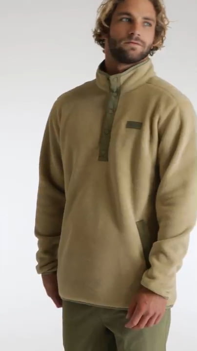 opplanet opplane burton mens hearth fleece pullover kelp video