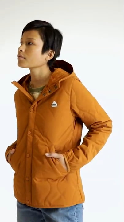 opplanet opplane burton womens kiley hooded jacket true penny video