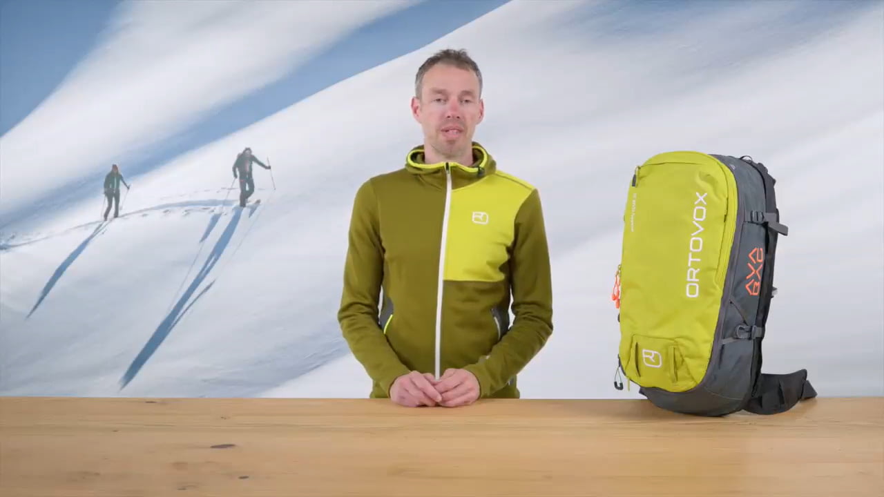 opplanet ortovox avabag litric tour avalanche backpack video