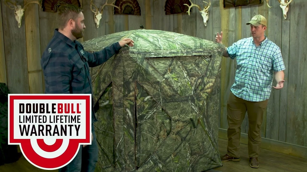 opplanet primos hunting double bull roughneck ground blind video