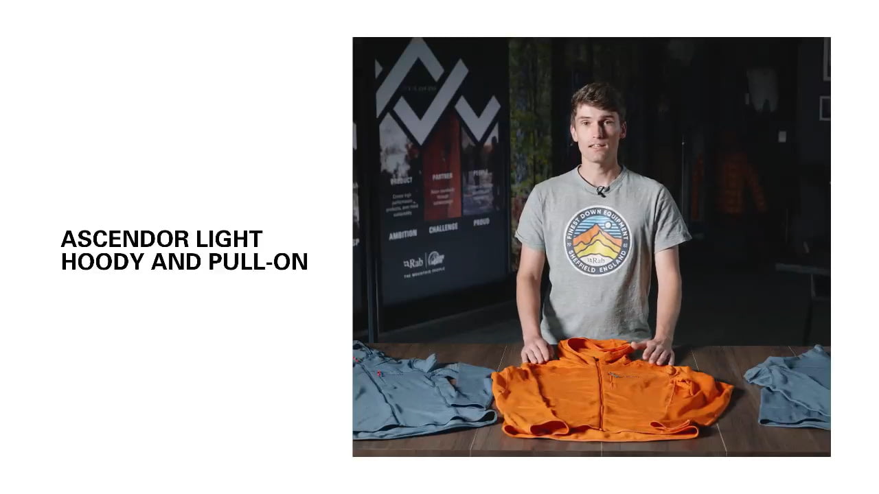 opplanet rab ascendor light hoody and pull on video