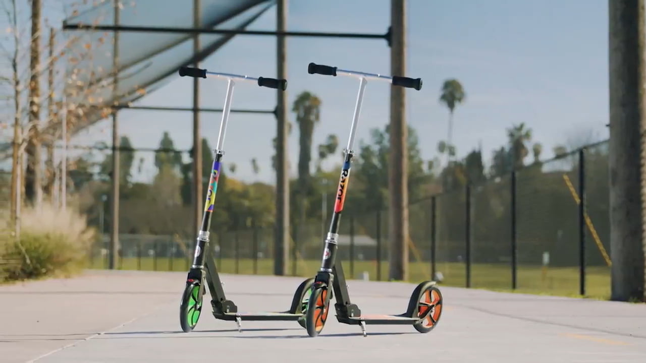 opplanet razor a5 lux light up scooter video