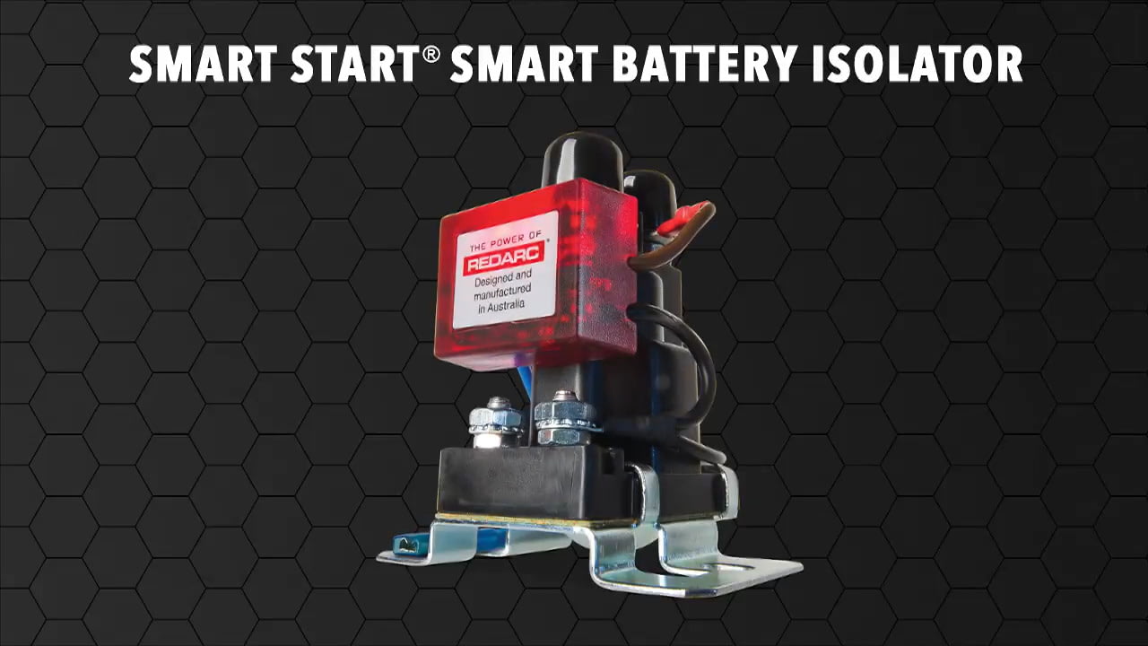 opplanet redarc smart start battery isolator sbi12 video
