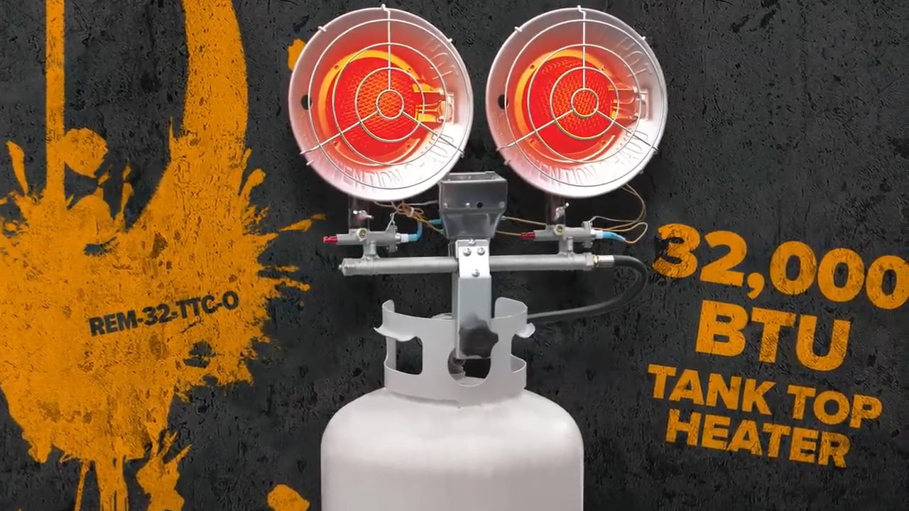 opplanet remington 32 000 btu propane tank top heater video