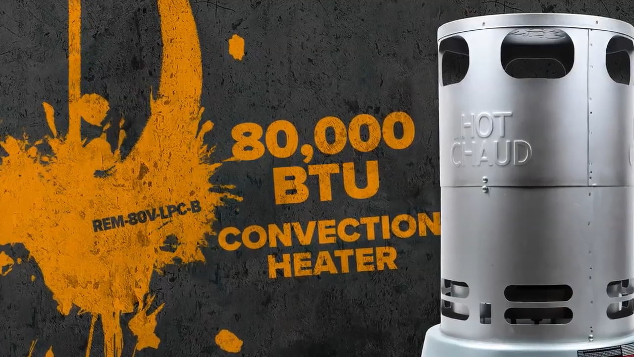 opplanet remington 80 000 btu propane convection heater video