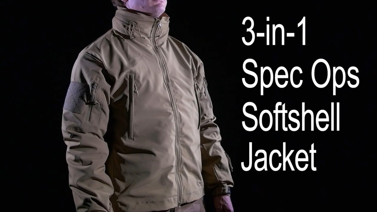 opplanet rothco product breakdown 3 in 1 spec ops soft shell jacket video