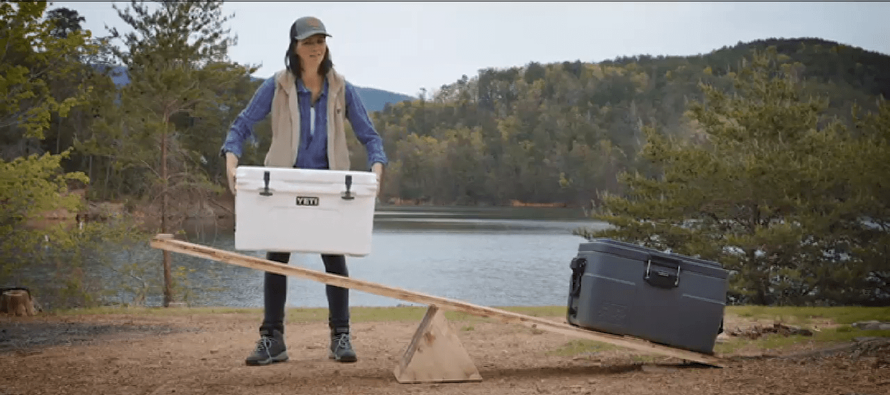 opplanet rugged road 65 cans 2 hard cooler vs yeti video