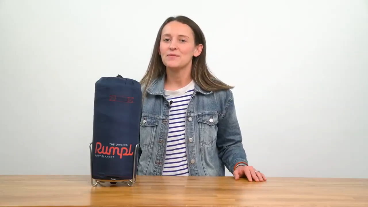 opplanet rumpl the original puffy blanket video