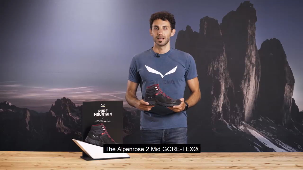 opplanet salewa alpenrose 2 mid gtx womens hiking boots video