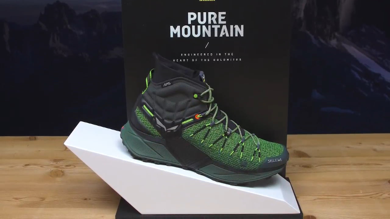 opplanet salewa dropline mid mens hiking shoes video