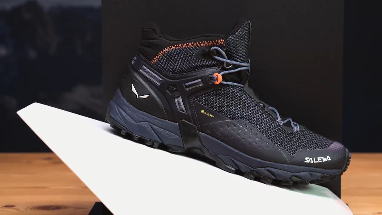 opplanet salewa ultra flex 2 mid gtx mens hiking shoes video
