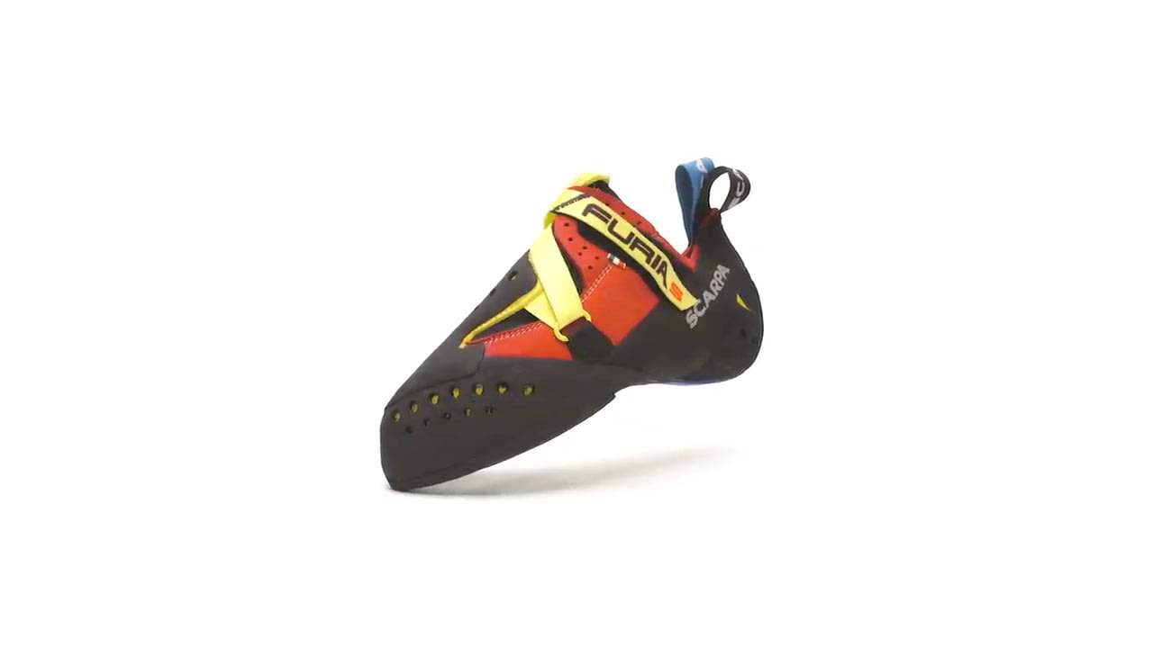 opplanet scarpa furia s rock climbing shoes video