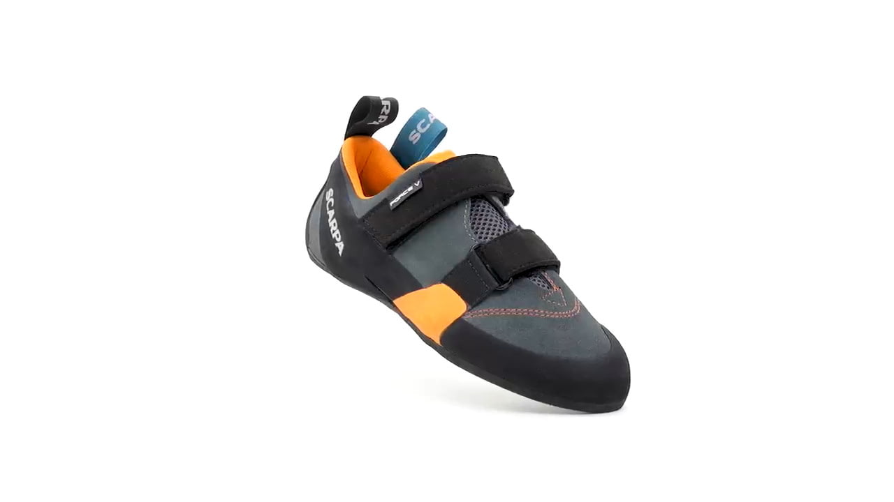 opplanet scarpa mens force v rock climbing shoes video