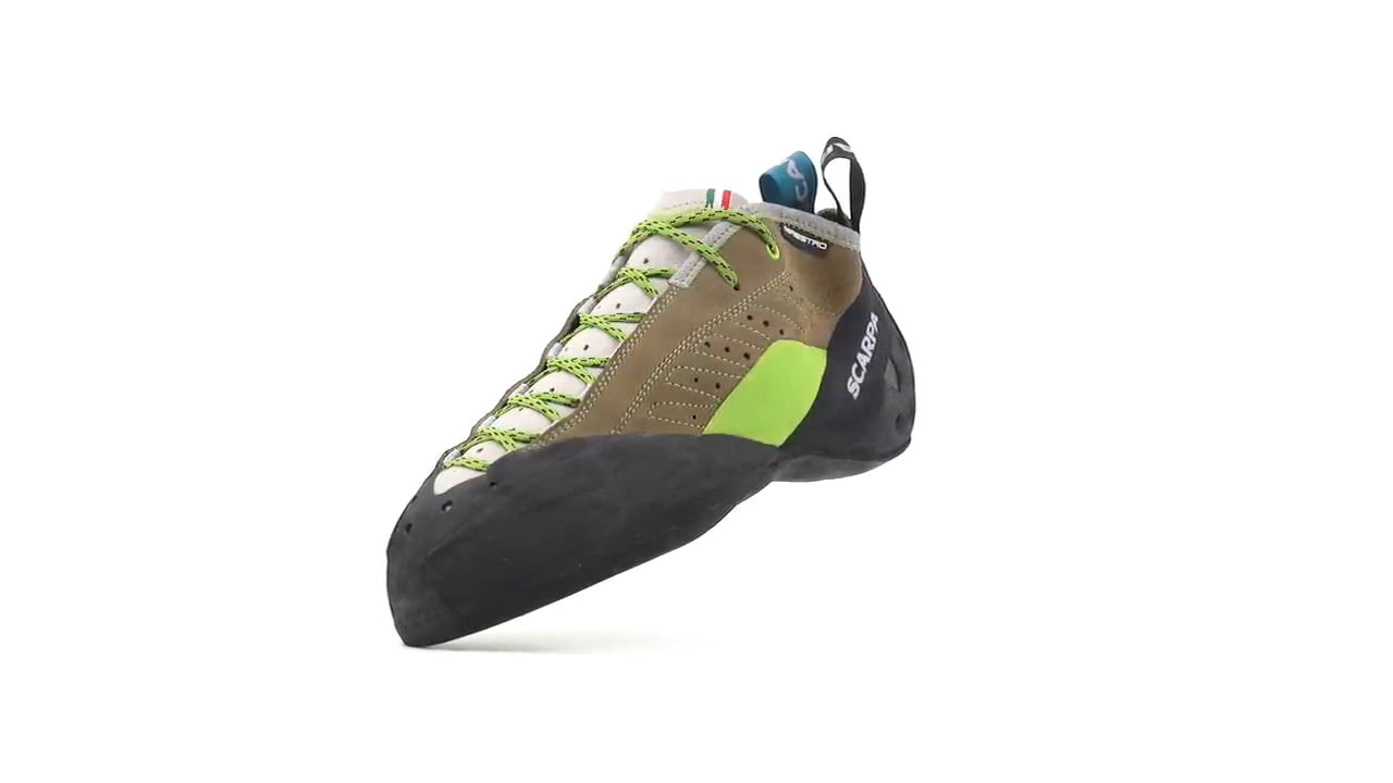 opplanet scarpa mens maestro mid rock climbing shoes video
