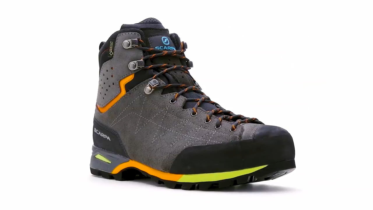 opplanet scarpa mens zodiac plus gtx hiking boots video