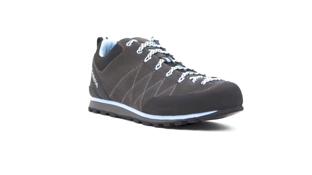 opplanet scarpa womens crux approach shoes video
