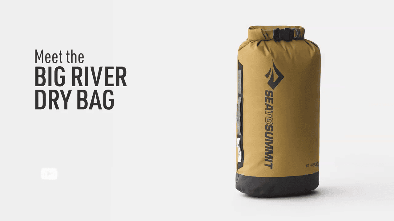 opplanet sea to summit big river dry bag video