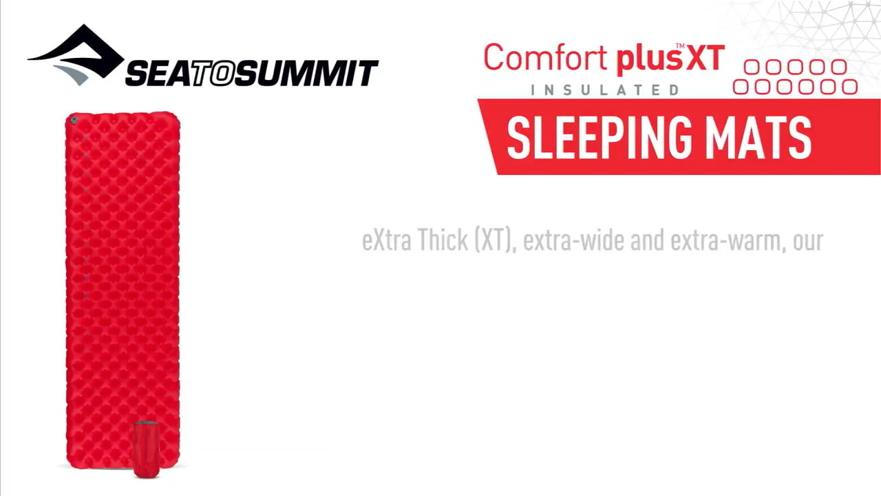 opplanet sea to summit comfort plus xt insulated sleeping mat video