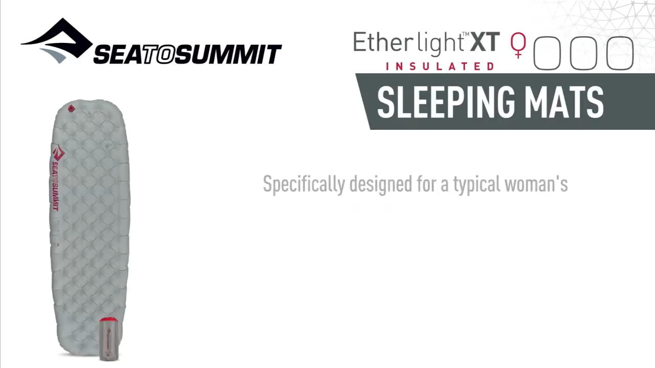 opplanet sea to summit ether light xt womens insulated sleeping mat video