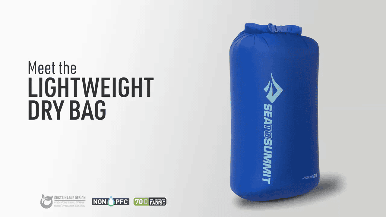 opplanet sea to summit lightweight dry bag video