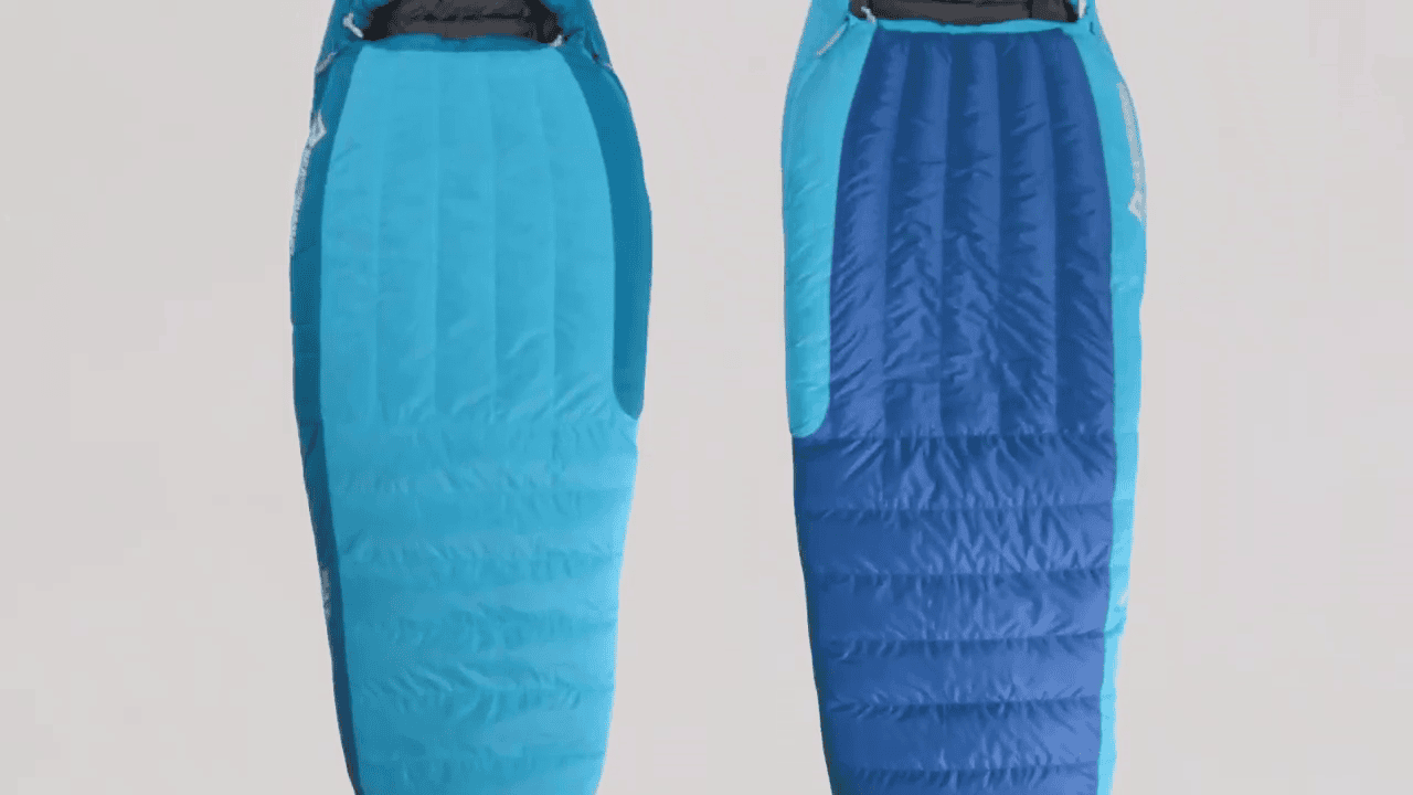 opplanet sea to summit trek down sleeping bag video