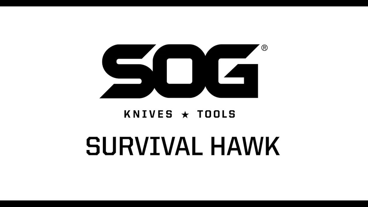 opplanet sog survival hawk w paracord wrapped handle video