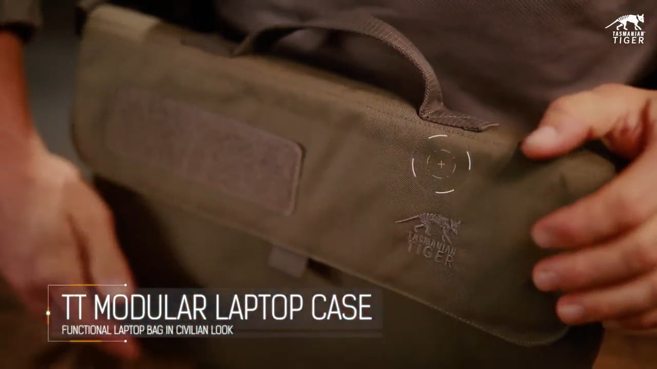 opplanet tasmanian tiger modular laptop case video