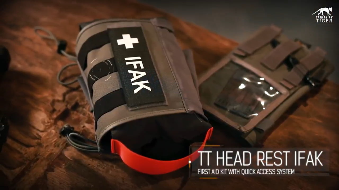 opplanet tasmanian tiger tacvec series head rest ifak and sun shade cover video