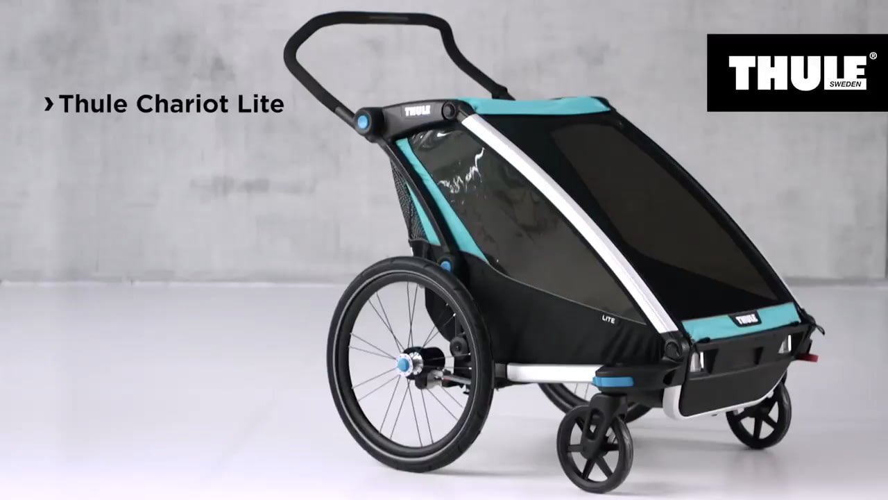 opplanet thule chariot lite multisport trailer video