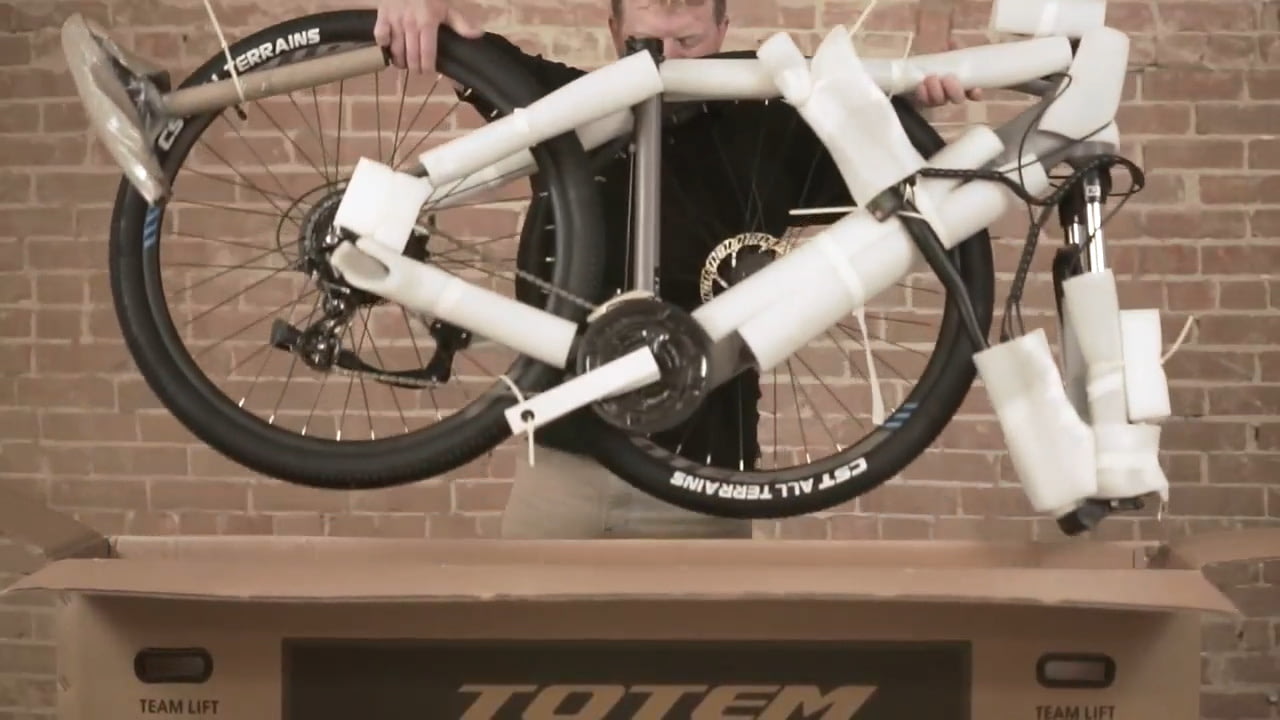 opplanet totem mx1 electric mountain bike unboxing video