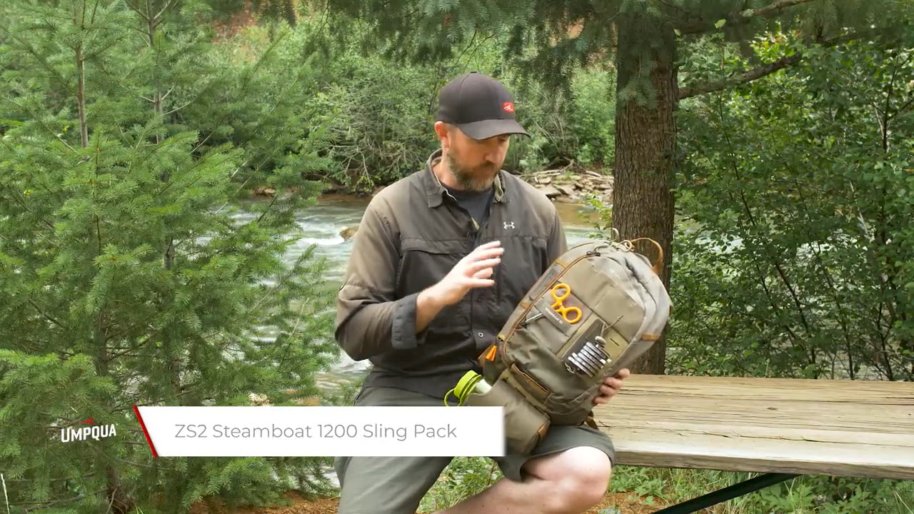 opplanet umpqua zs2 steamboat 1200 sling pack video