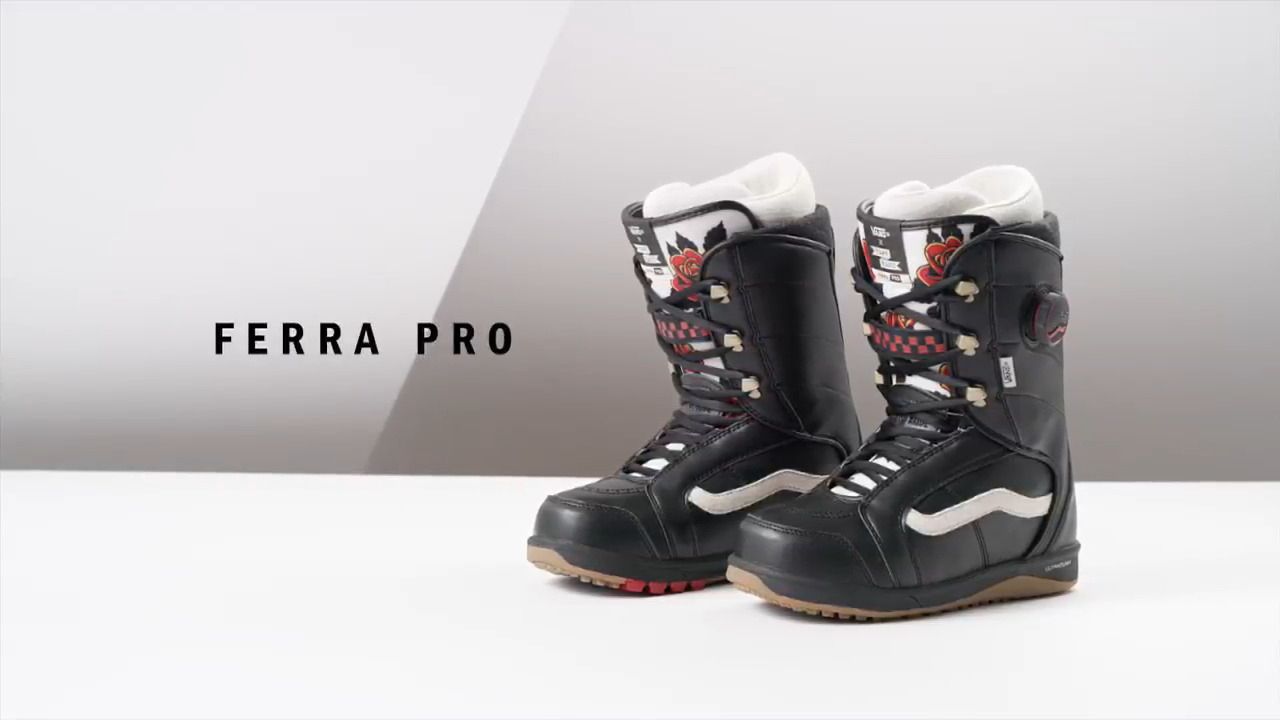 opplanet vans ferra pro snowboard boots video