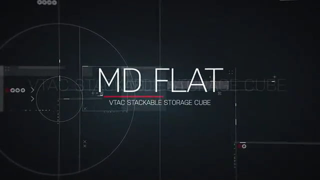 opplanet vertx vtac stackable storage cube md flat snow line grey video