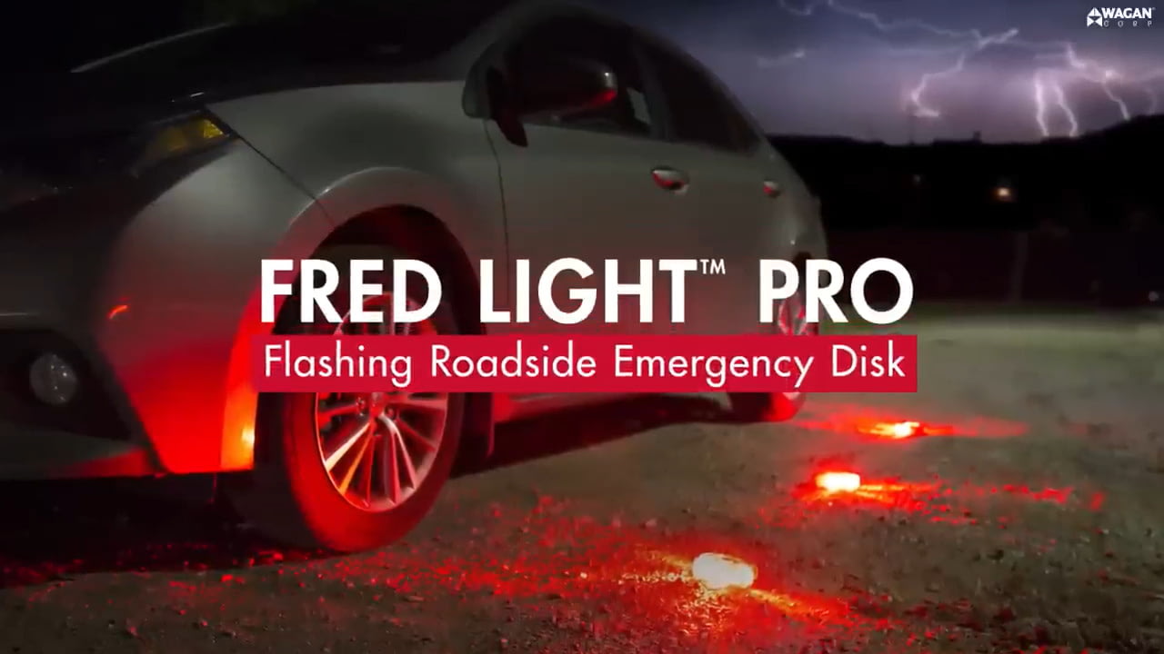 opplanet wagan fred light pro unboxing flashing roadside emergency disk dot led flare video
