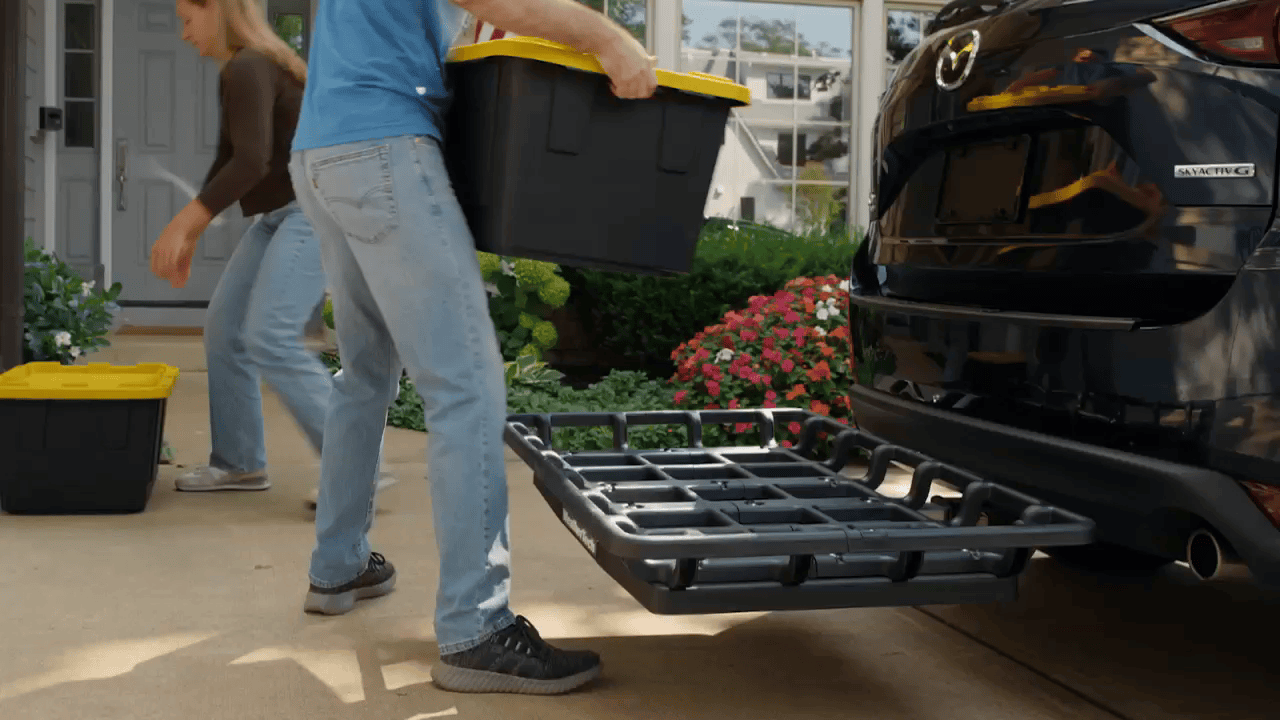 opplanet weathertech hitch basket video