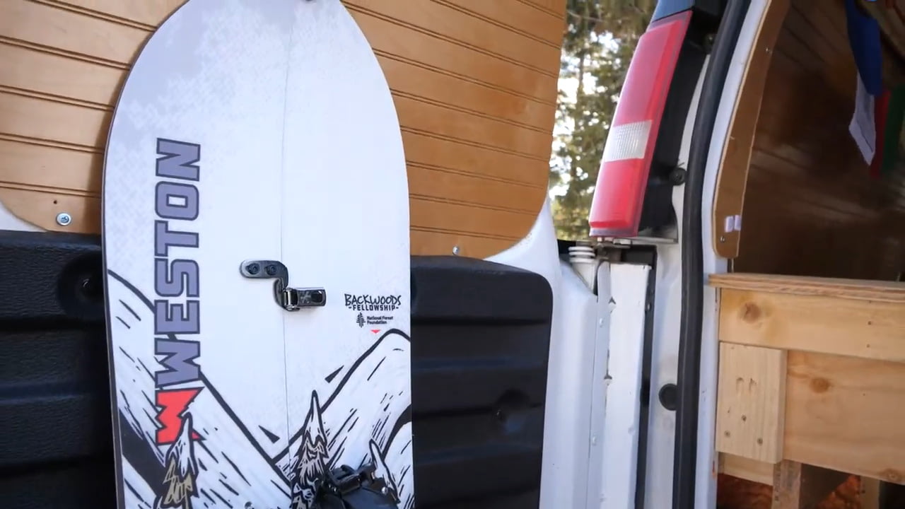 opplanet weston backwoods 21 22 snowboard  splitboard backwoods fellowship edition video