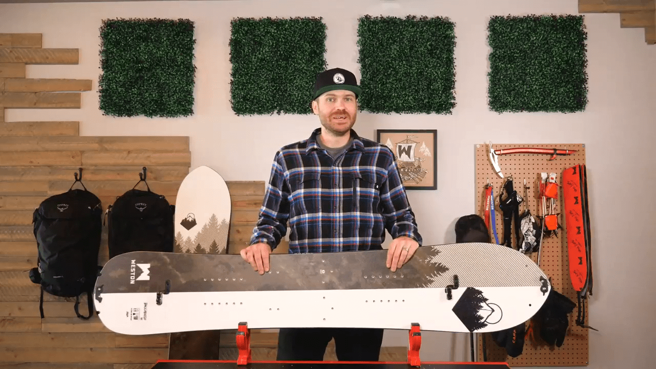 opplanet weston quiver series backwoods splitboard snowboard video