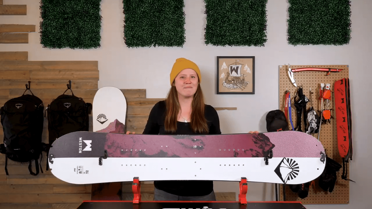 opplanet weston quiver series rise splitboard snowboard video