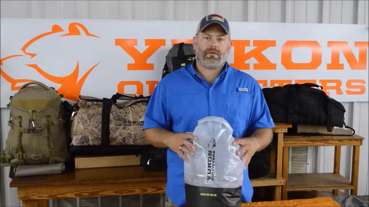 opplanet yukon outfiftters badger dry bag video
