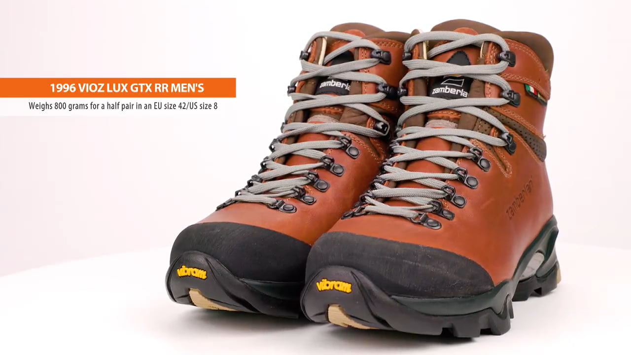 opplanet zamberlan 1996 vioz lux gtx rr mens backpacking shoes video